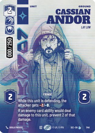Cassian Andor - Lay Low (Serialized) (1146) (1146) [Secrets of Power] - Fantasy Flight Games - Card Brawlers | Quebec | Canada |
