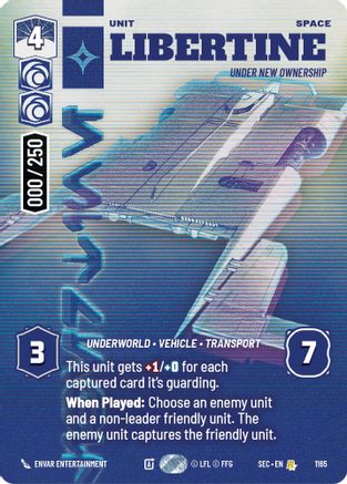 Libertine - Under New Ownership (Serialized) (1165) (1165) [Secrets of Power] - Fantasy Flight Games - Card Brawlers | Quebec | Canada |