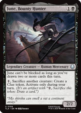 June, Bounty Hunter [Avatar: The Last Airbender] - Magic: The Gathering - Card Brawlers | Quebec | Canada |
