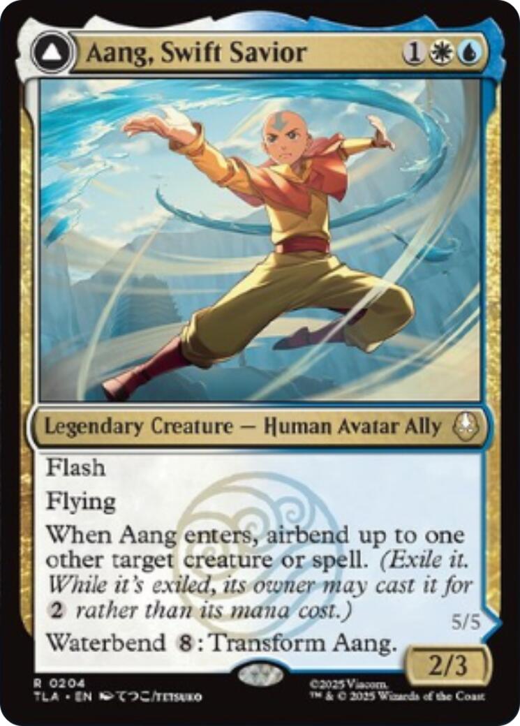 Aang, Swift Savior [Avatar: The Last Airbender] - Magic: The Gathering - Card Brawlers | Quebec | Canada |