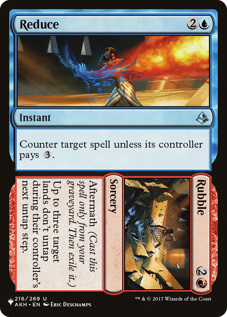Reduce // Rubble [The List] - Magic: The Gathering - Card Brawlers | Quebec | Canada |