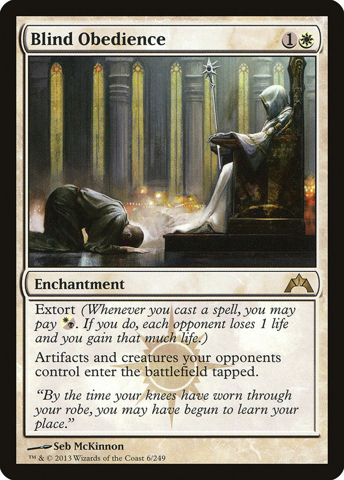Blind Obedience [Gatecrash] - Magic: The Gathering - Card Brawlers | Quebec | Canada |