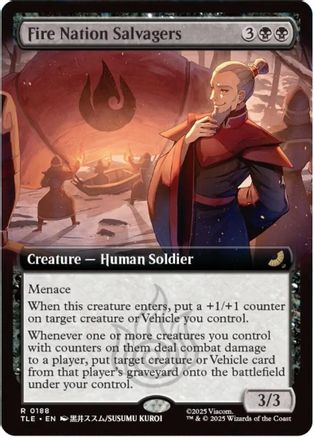 Fire Nation Salvagers (Extended Art) [Avatar: The Last Airbender: Eternal-Legal] - Magic: The Gathering - Card Brawlers | Quebec | Canada |