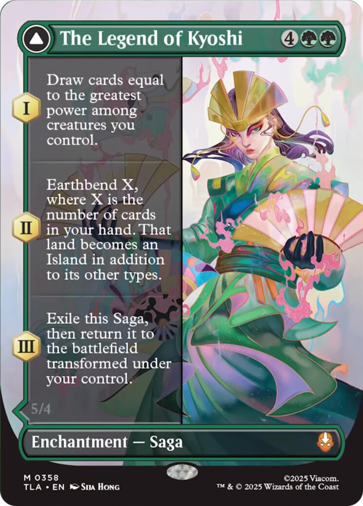 The Legend of Kyoshi (Borderless) [Avatar: The Last Airbender] - Magic: The Gathering - Card Brawlers | Quebec | Canada |