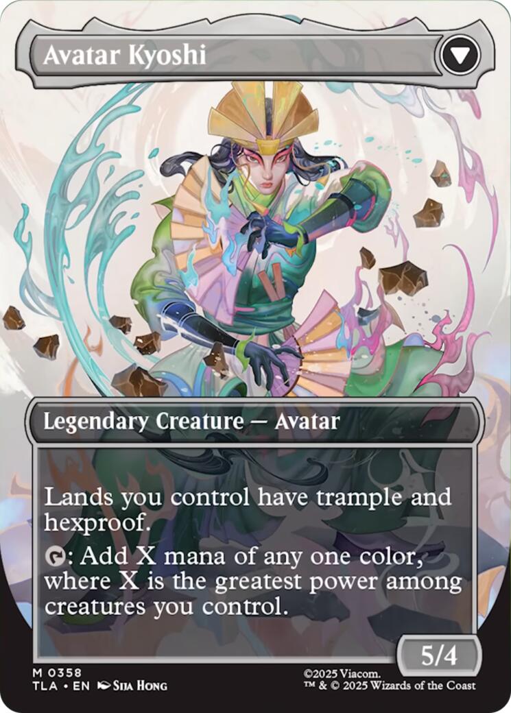 The Legend of Kyoshi (Borderless) [Avatar: The Last Airbender] - Magic: The Gathering - Card Brawlers | Quebec | Canada |