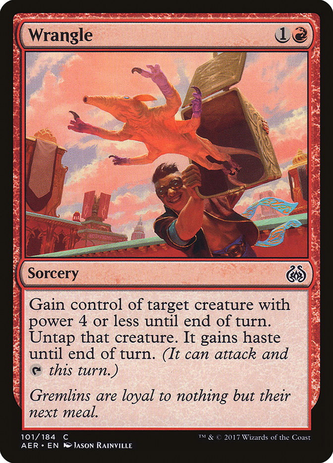 Wrangle (Intro Pack) [Aether Revolt Promos] - Magic: The Gathering - Card Brawlers | Quebec | Canada |