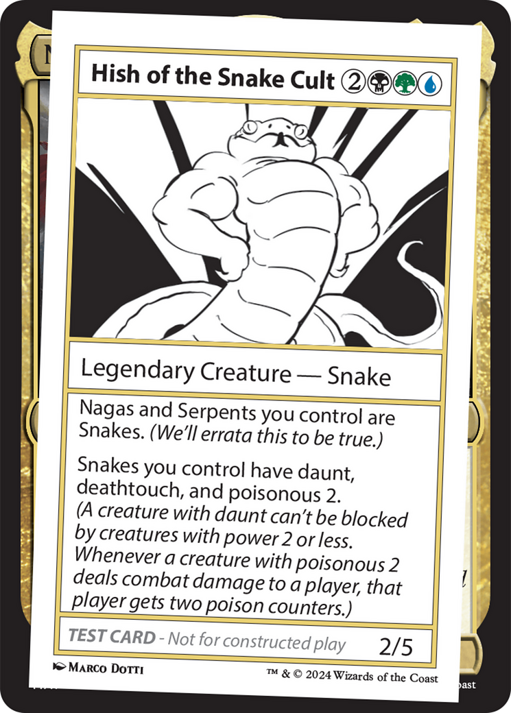 Hish of the Snake Cult [Mystery Booster 2 Playtest Cards] - Magic: The Gathering - Card Brawlers | Quebec | Canada |