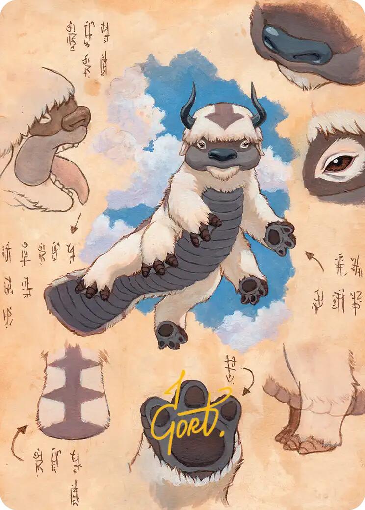 Appa, Steadfast Guardian Art Card (Gold-Stamped Signature) [Avatar: The Last Airbender Art Series] - Magic: The Gathering - Card Brawlers | Quebec | Canada |