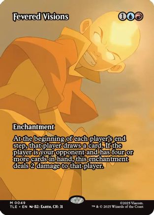 Fevered Visions (Borderless) [Avatar: The Last Airbender: Eternal-Legal] - Magic: The Gathering - Card Brawlers | Quebec | Canada |