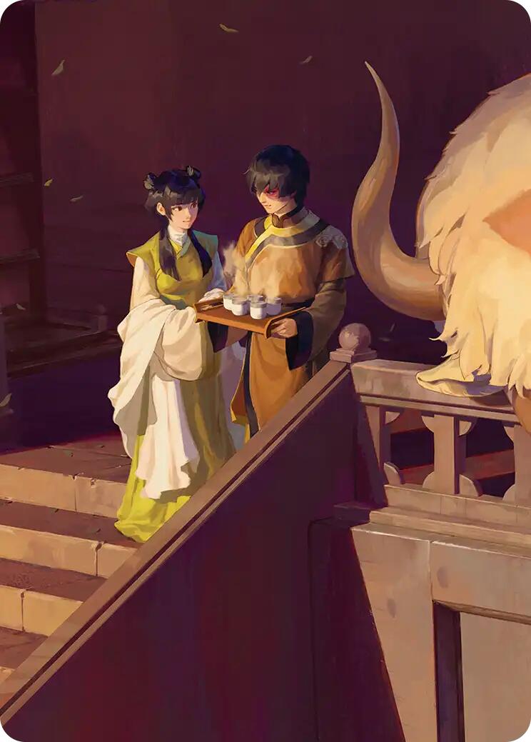 Mai and Zuko Art Card [Avatar: The Last Airbender Art Series] - Magic: The Gathering - Card Brawlers | Quebec | Canada |