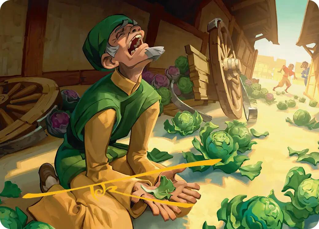 Unlucky Cabbage Merchant Art Card (Gold-Stamped Signature) [Avatar: The Last Airbender Art Series] - Magic: The Gathering - Card Brawlers | Quebec | Canada |
