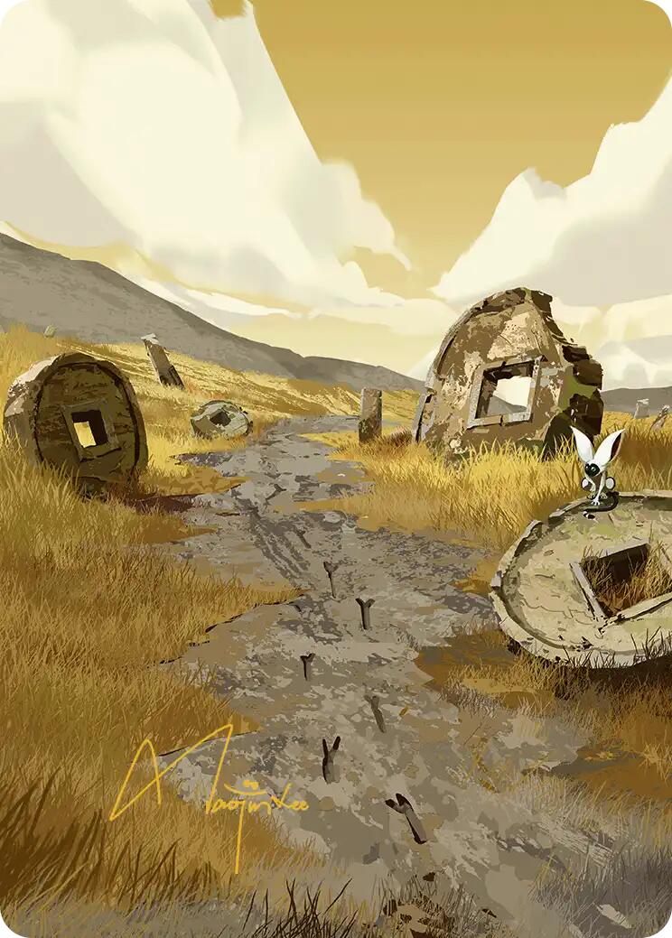 Plains Art Card (Gold-Stamped Signature) [Avatar: The Last Airbender Art Series] - Magic: The Gathering - Card Brawlers | Quebec | Canada |