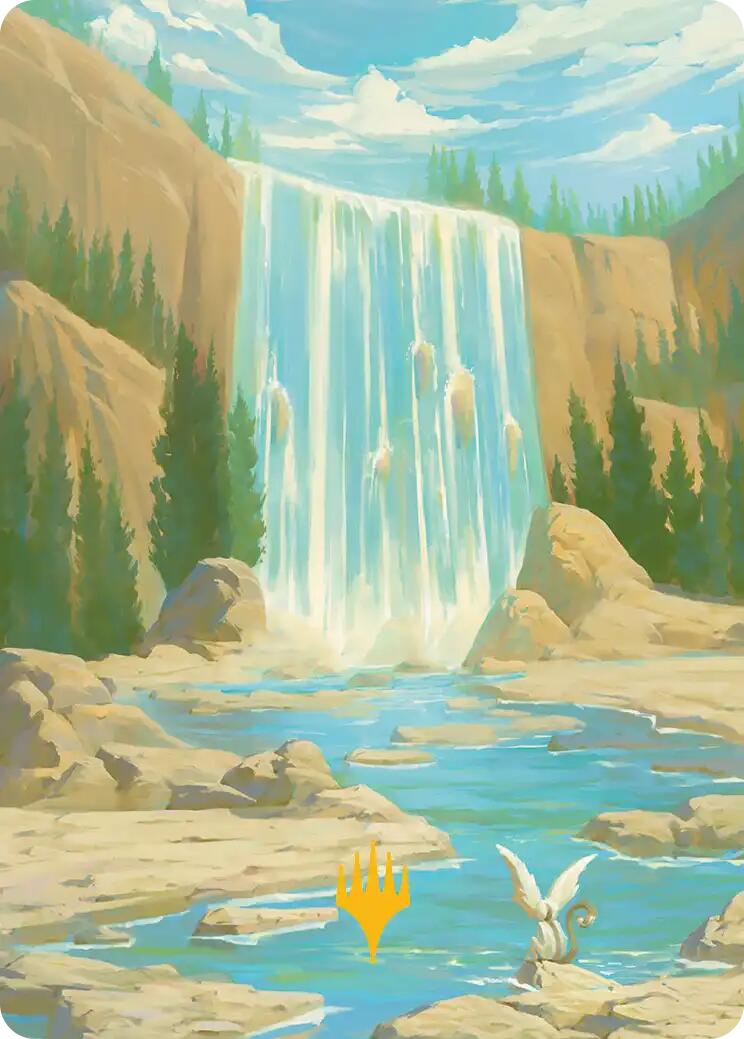 Island Art Card (Gold-Stamped Signature) [Avatar: The Last Airbender Art Series] - Magic: The Gathering - Card Brawlers | Quebec | Canada |