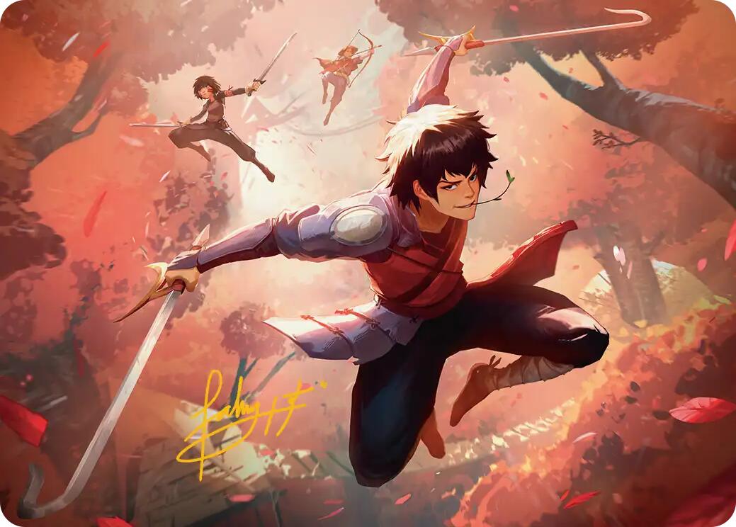 Jet, Freedom Fighter Art Card (Gold-Stamped Signature) [Avatar: The Last Airbender Art Series] - Magic: The Gathering - Card Brawlers | Quebec | Canada |