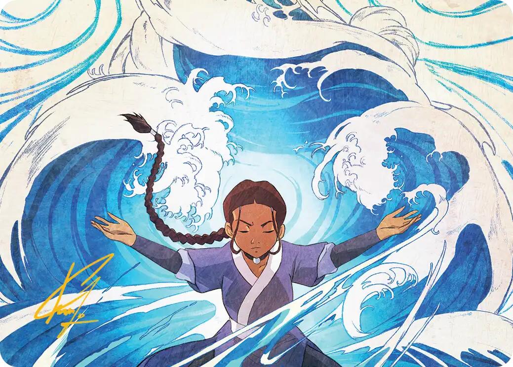 Katara, Water Tribe's Hope Art Card (Gold-Stamped Signature) [Avatar: The Last Airbender Art Series] - Magic: The Gathering - Card Brawlers | Quebec | Canada |