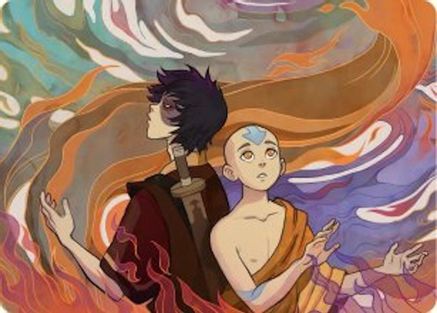 Fated Firepower Art Card [Avatar: The Last Airbender Art Series] - Magic: The Gathering - Card Brawlers | Quebec | Canada |