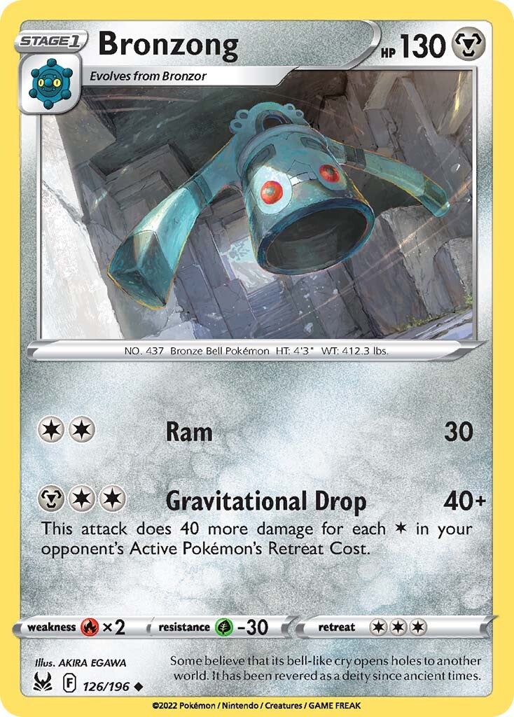 Bronzong (126/196) [Sword & Shield: Lost Origin] - Pokémon - Card Brawlers | Quebec | Canada |
