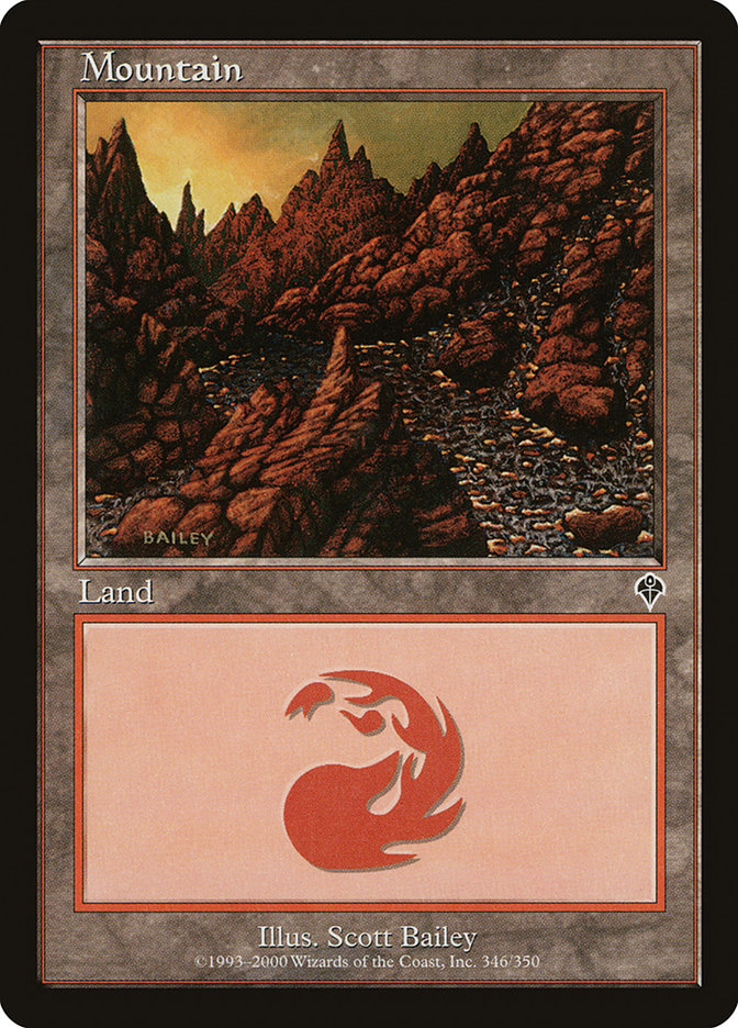 Mountain (346) [Invasion] - Magic: The Gathering - Card Brawlers | Quebec | Canada |