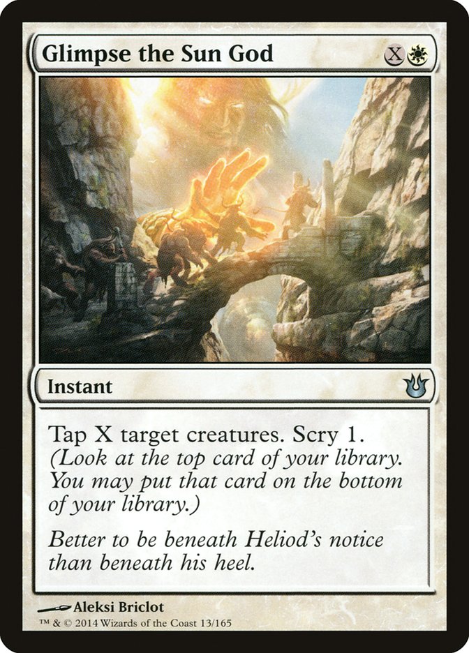Glimpse the Sun God [Born of the Gods] - Magic: The Gathering - Card Brawlers | Quebec | Canada |