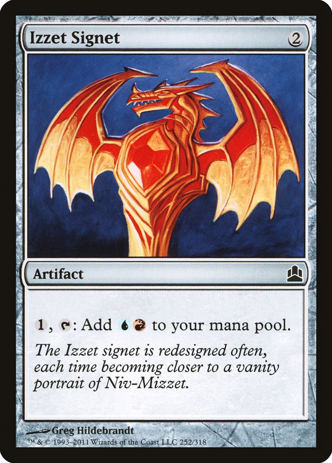 Izzet Signet [Commander 2011] - Magic: The Gathering - Card Brawlers | Quebec | Canada |
