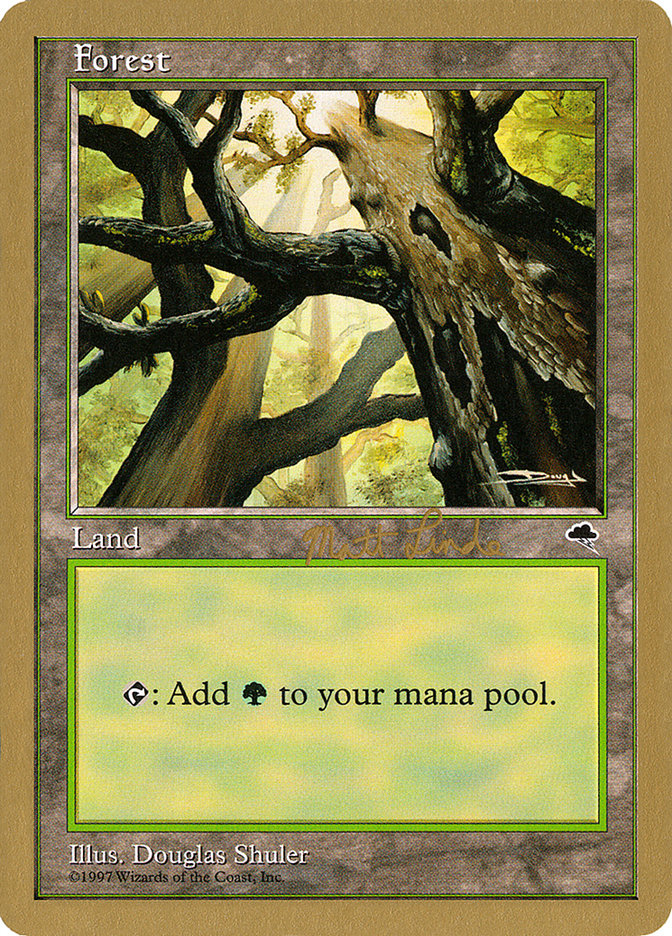 Forest (ml347a) (Matt Linde) [World Championship Decks 1999] - Magic: The Gathering - Card Brawlers | Quebec | Canada |