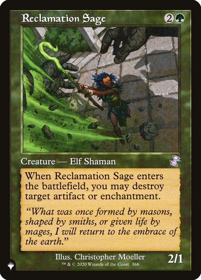 Reclamation Sage [The List] - Magic: The Gathering - Card Brawlers | Quebec | Canada |