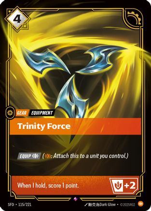 Trinity Force (115/221) - Spiritforged Foil - Spiritforged - Card Brawlers | Quebec | Canada |