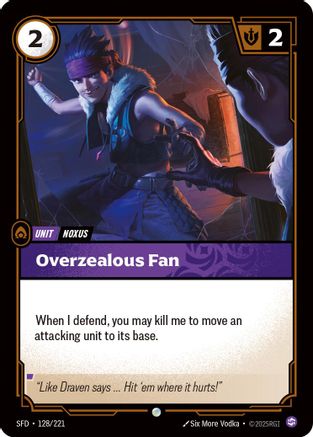 Overzealous Fan (128/221) - Spiritforged - Spiritforged - Card Brawlers | Quebec | Canada |
