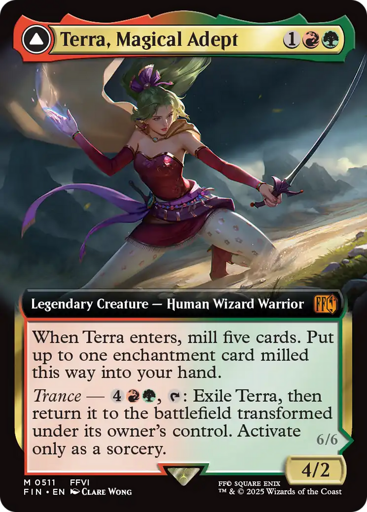 Terra, Magical Adept // Esper Terra (Extended Art) [FINAL FANTASY] - Magic: The Gathering - Card Brawlers | Quebec | Canada |