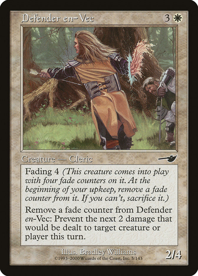 Defender en-Vec [Nemesis] - Magic: The Gathering - Card Brawlers | Quebec | Canada |