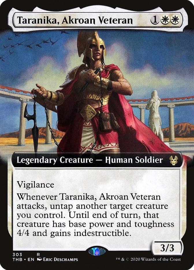 Taranika, Akroan Veteran (Extended Art) [Theros Beyond Death] - Magic: The Gathering - Card Brawlers | Quebec | Canada |