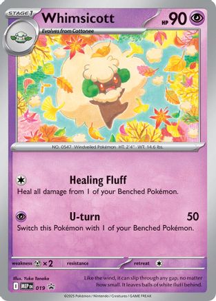 Whimsicott (Cosmos Holo) (019/null) - Holofoil [ME Mega Evolution Promo]