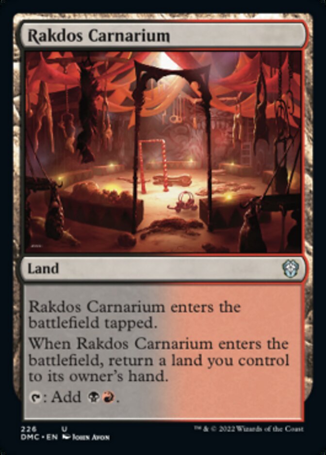 Rakdos Carnarium [Dominaria United Commander] - Magic: The Gathering - Card Brawlers | Quebec | Canada |