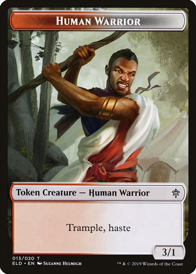 Human Warrior Token [Throne of Eldraine Tokens] - Magic: The Gathering - Card Brawlers | Quebec | Canada |