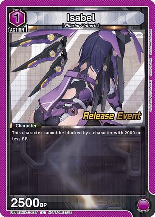 Isabel (037) (UEPR/NIK-1-037) - UE14BT GODDESS OF VICTORY NIKKE Release Event Cards - UE14BT: GODDESS OF VICTORY: NIKKE Release Event Cards - Card Brawlers | Quebec | Canada |