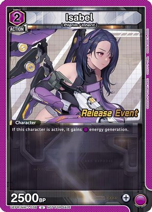 Isabel (038) (UEPR/NIK-1-038) - UE14BT GODDESS OF VICTORY NIKKE Release Event Cards - UE14BT: GODDESS OF VICTORY: NIKKE Release Event Cards - Card Brawlers | Quebec | Canada |