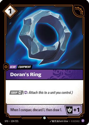 Doran's Ring (124/221) - Spiritforged Foil - Spiritforged - Card Brawlers | Quebec | Canada |