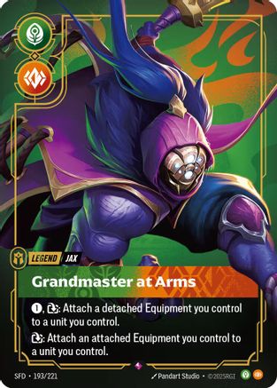 Jax - Grandmaster At Arms (193/221) - Spiritforged Foil - Spiritforged - Card Brawlers | Quebec | Canada |