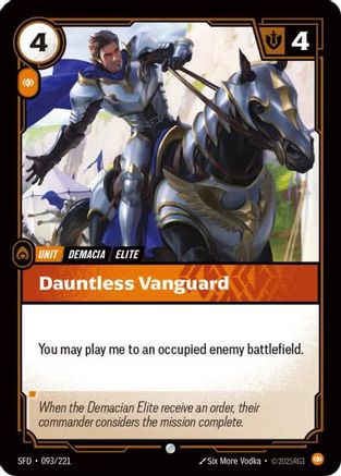Dauntless Vanguard (093/221) - Spiritforged - Spiritforged - Card Brawlers | Quebec | Canada |