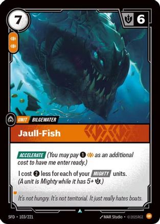 Jaull-Fish (103/221) - Spiritforged Foil - Spiritforged - Card Brawlers | Quebec | Canada |