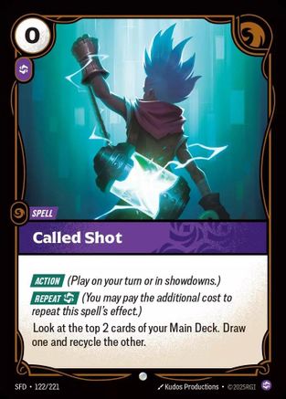 Called Shot (122/221) - Spiritforged Foil - Spiritforged - Card Brawlers | Quebec | Canada |