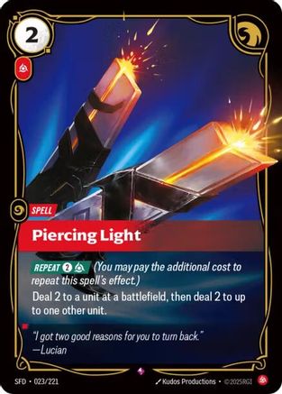 Piercing Light (023/221) - Spiritforged Foil - Spiritforged - Card Brawlers | Quebec | Canada |