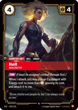 Rell - Magnetic (024/221) - Spiritforged Foil - Spiritforged - Card Brawlers | Quebec | Canada |