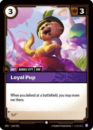 Loyal Pup (126/221) - Spiritforged Foil - Spiritforged - Card Brawlers | Quebec | Canada |