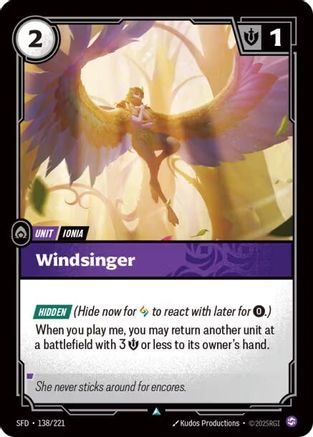 Windsinger (138/221) - Spiritforged - Spiritforged - Card Brawlers | Quebec | Canada |