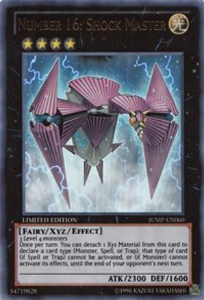 Number 16: Shock Master [JUMP-EN060] Ultra Rare - Yu-Gi-Oh! - Card Brawlers | Quebec | Canada |