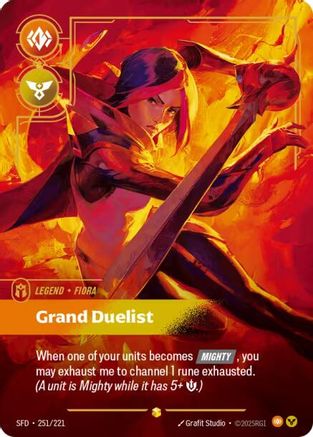 Fiora - Grand Duelist (Overnumbered) (251/221) - Spiritforged Foil - Spiritforged - Card Brawlers | Quebec | Canada |