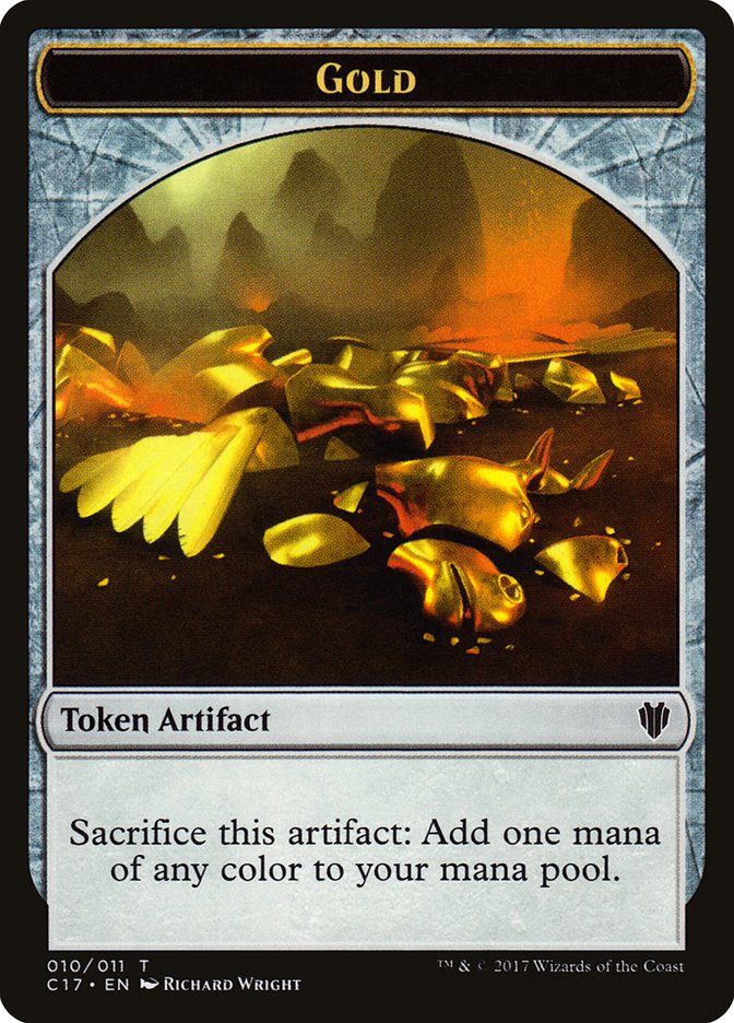 Gold Token [Commander 2017 Tokens] - Magic: The Gathering - Card Brawlers | Quebec | Canada |