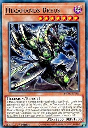 Hecahands Breus [PHRE-EN005] Rare - Phantom Revenge - Card Brawlers | Quebec | Canada |