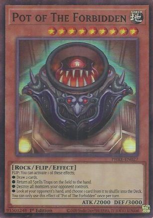 Pot of The Forbidden [PHRE-EN027] Super Rare - Phantom Revenge - Card Brawlers | Quebec | Canada |